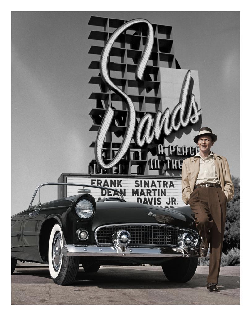 2610410 - Frank Sinatra Standing Next to Tbird