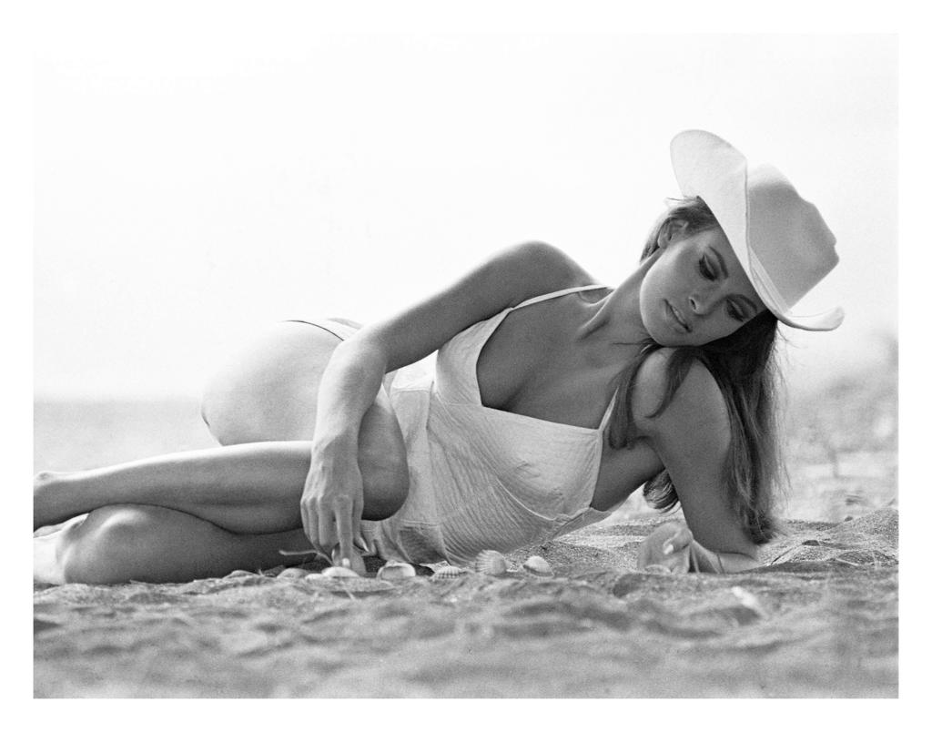 Raquel Welch in the Sand